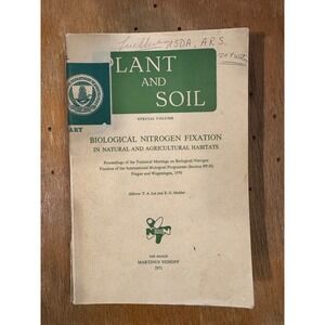 1971 Biological Nitrogen Fixation in Natural and Agricultural Habitats Book